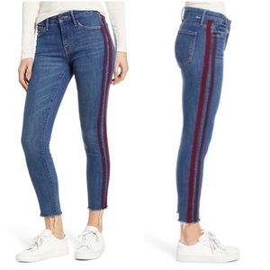 Mother The Looker Ankle Fray jeans